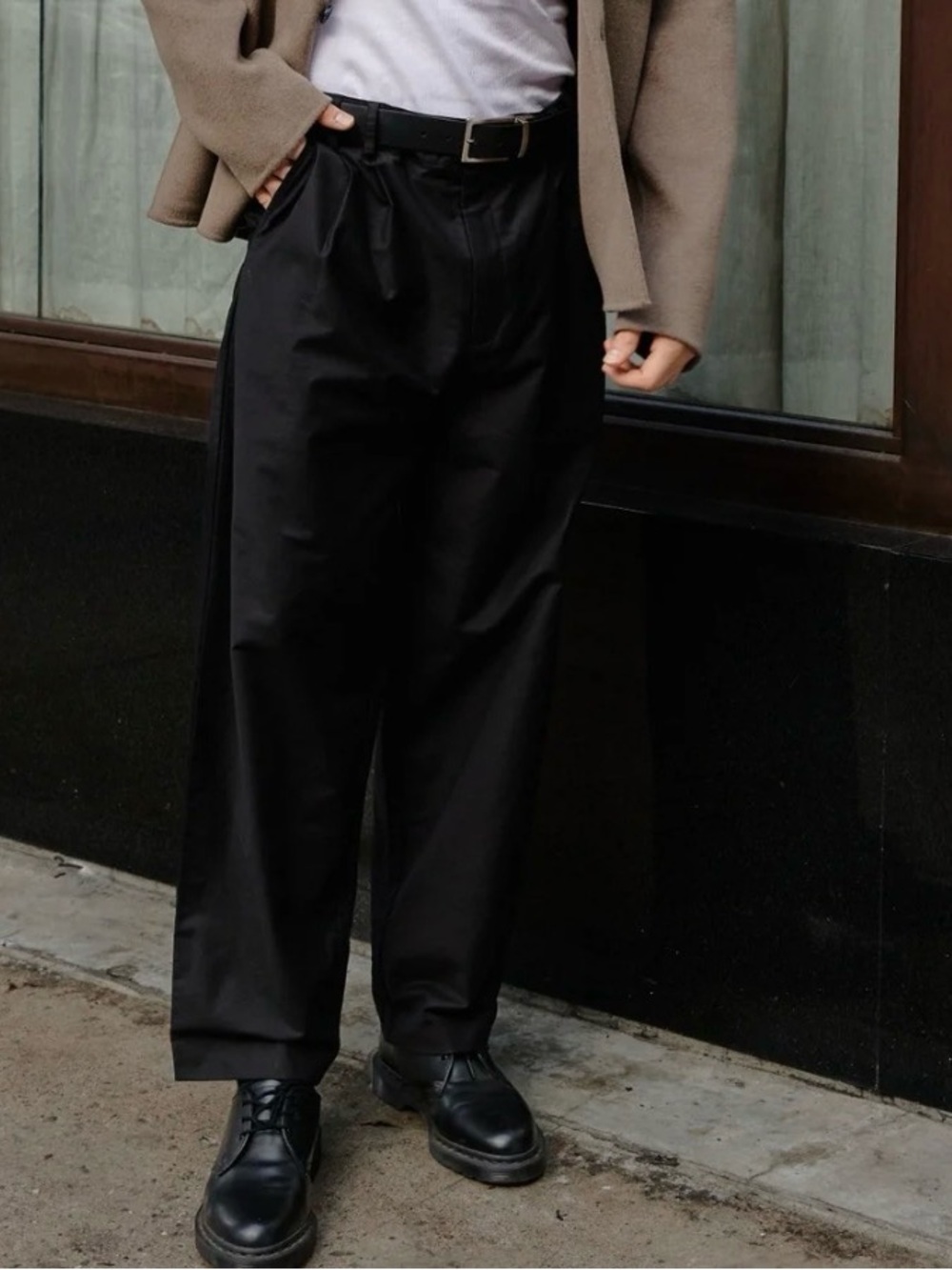 COMMON MARKET the Milo pant Men's Classic Wide-Leg Black Pants